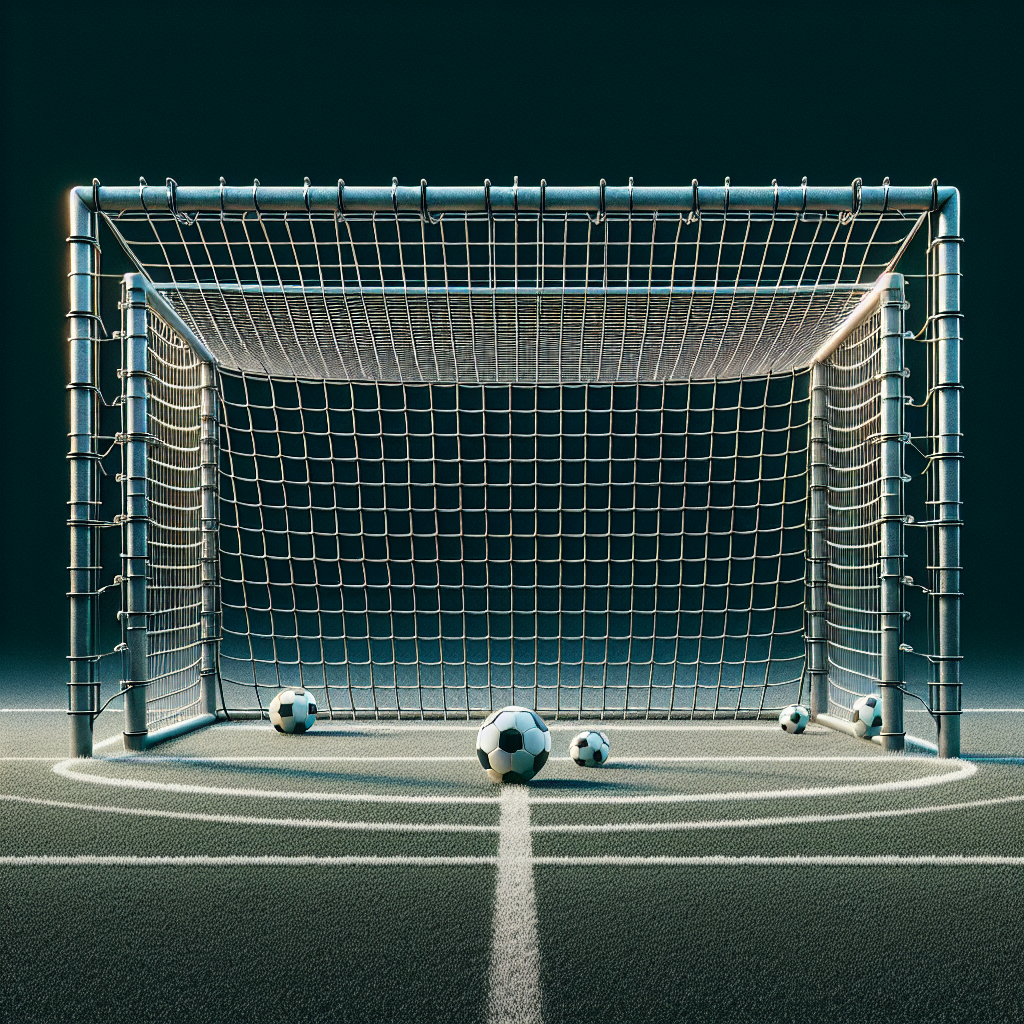 ¿Cuánto mide un arco de fútbol 9?