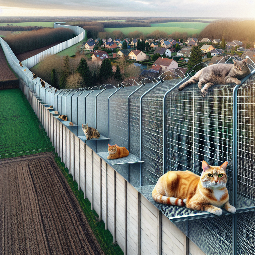 ¿Qué poner en un muro para que no pasen los gatos?
