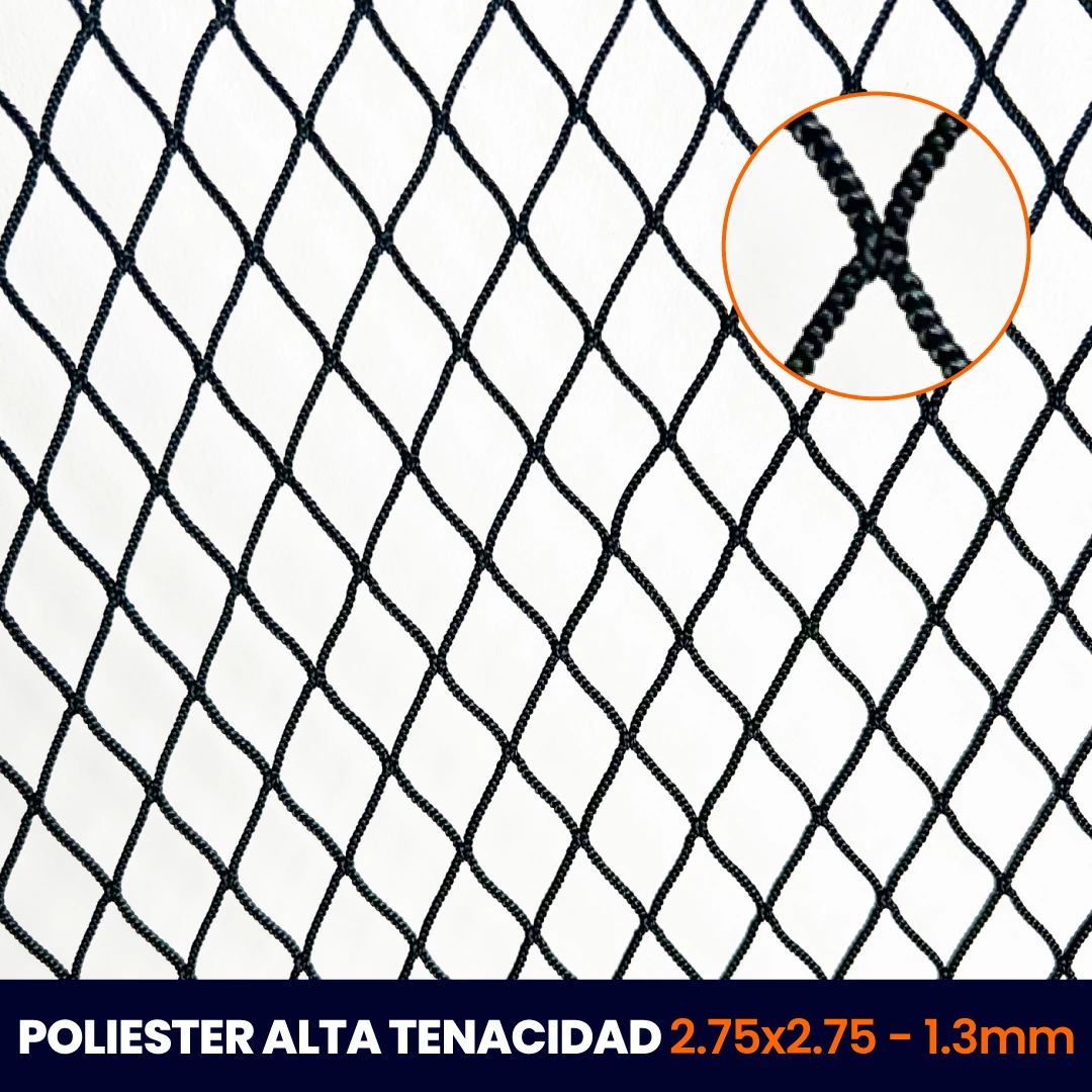 Red Poliester - 2.75x2.75 - 1.3mm - 1m²
